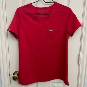 Figs Pop Red Catarina and Zamora Jogger Set